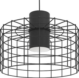 Eglo 43627 MILLIGAN E27 lampada a sospensione Ø380mm nero bianco