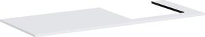 Hansgrohe Xilesa E Console avec découpe à droite pour vasque à encastrer polie, 1375x550x16mm, 54273700, 54273700
