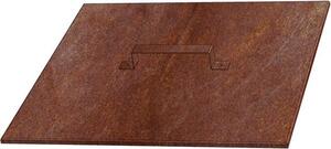 CORGARDEN Coperchio per braciere da giardino 70 x 70 x 1 cm, corten CORGARDEN 1020