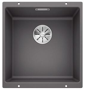 Lavello in granito Blanco SUBLINE 400-U 460 x 430 mm grigio roccia 523423
