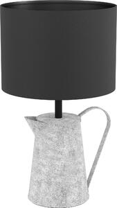 Eglo 43642 KENSAL E27 Lampada da tavolo Ø250mm Grigio Nero