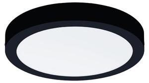 Plafoniera Fueva-CCT Ø300 mm nera