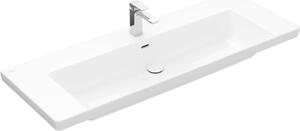 Villeroy & Boch Subway 3.0 lavabo à poser, 1 trou pour robinet, avec trop-plein, non rectifié, 1300x475mm, 4A70D5R1, 4A70D5R1