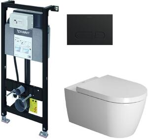 Set vaso WC Duravit ME by Starck 2529092000, modulo di installazione Duravit DuraSystem WD1011000000, 0020090000, WD5001031000