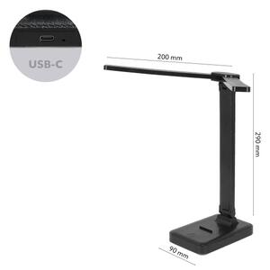 Brilagi - Lampada da tavolo LED dimmerabile MODO DUO LED/8W/5V 3000/4000/6500K nera