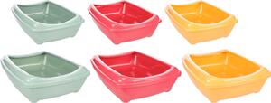 Lettiera aperta per gatti Flamingo Palma Exotica, disponibile in diversi colori - 31x43x13 cm - Con possibilità di smontaggio