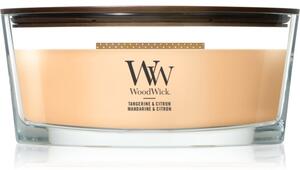 Woodwick Tangerine & Citron candela profumata con stoppino in legno 453.6 g