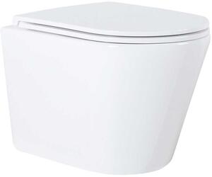 Hagser Otis set vaso wc con copriwater sospeso senza brida bianco HGR90000042