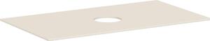 Hansgrohe Xevolos E Console 980/550 avec découpe au centre pour lavabo à poser sans trou de robinetterie, 54329780, 54329780
