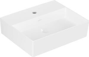 Villeroy & Boch Memento 2.0 lavabo mural, 1 trou pour robinet, sans trop-plein, poli, 500x420mm, 4A225L01, 4A225L01