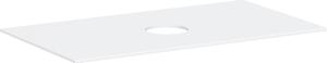 Hansgrohe Xevolos E Console 980/550 avec découpe au centre pour lavabo à poser sans trou de robinetterie, 54329700, 54329700
