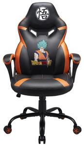 Sedia da gaming Dragon Ball Z - Sedia da gioco ergonomica - Nera - Altezza regolabile - Supporto lombare e braccioli
