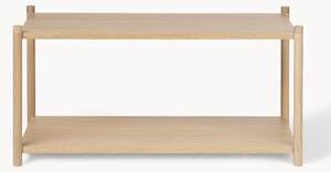Scaffale basso in legno di quercia Sceene