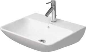 Duravit ME by Starck lavabo avec trop-plein, avec plage de robinetterie, 1 trou pour robinetterie, 550mm, 2335550000, 2335550000