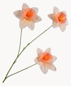 Set di 3 fiori artificiali fatti a mano Narcissus