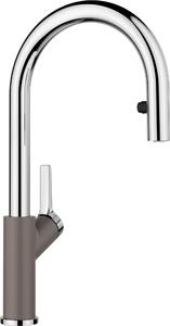Blanco CARENA-S VARIO miscelatore cucina cromo grigio vulcano 526930