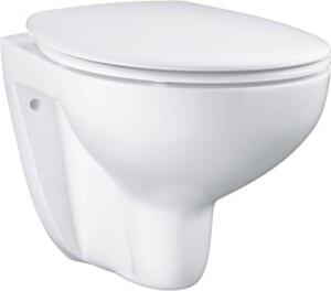 GROHE Bau Keramik WC Set Wand-Tiefspül WC-Sitz mit Absenkautomatik spülrandlos