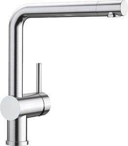 Rubinetto da cucina Blanco LINUS DVGW in acciaio inox spazzolato 526241