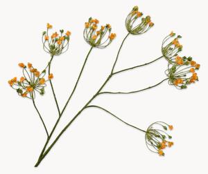 Rami artificiali fatti a mano Queen An Lace, set da 3