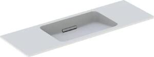 Geberit ONE lavabo design flottant, sans trou pour robinetterie, avec trop-plein, 1200x400mm, 500392, 500.392.01.3, 500.392.01.3