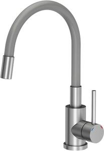 Quadron Maggie rubinetto da cucina verticale acciaio inossidabile-grafite/grigio 3323503GR