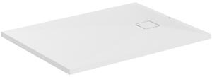 Ideal Standard Ultra Flat evo receveur de douche rectangulaire, écoulement sur le côté court, blanc soie, T5438FO, T5438FO