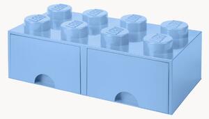 Cassettiera per bambini LEGO con 8 manopole Brick