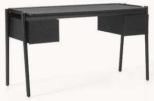 Scrivania in legno con cassetti Libby