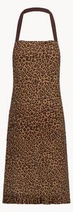 Grembiule in cotone Leopard