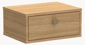 Comodino da parete in legno Monfort