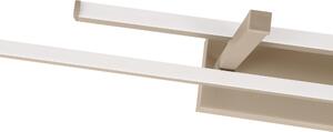 Lampada a soffitto LED EGLO modello Trepiliano, ideale per il soggiorno, il corridoio o la camera da letto. Realizzata in metallo color sabbia, con luce bianco caldo