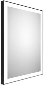 Dubiel Vitrum Logan specchio 60x80 cm rettangolare con illuminazione nero 5905241007366