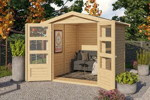Casetta da giardino Woodfeeling Amberg 2, finitura naturale; 82971