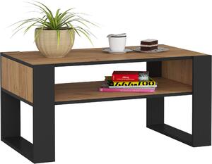 Akord Tavolino Da Salotto Domi Rovere/Nero 92X53X45 Cm