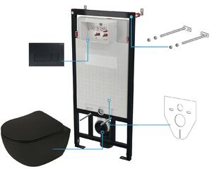 Deante Peonia Zero set modulo di installazione, vaso wc e placca di comando CDENNZPW