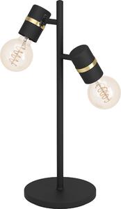 Eglo 900178 LURONE E27 2-fold lampada da tavolo 205x50mm ottone nero