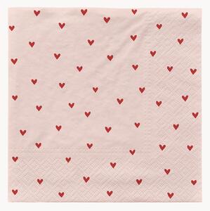Set di 20 tovaglioli di carta Amor