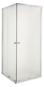 Invena Parla box doccia 80x80 cm quadrato cromo lucida/vetro opaco AK-48-181