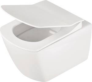 Deante Anemon vaso wc con copriwater a discesa lenta sospeso senza brida bianco CDZD6ZPW
