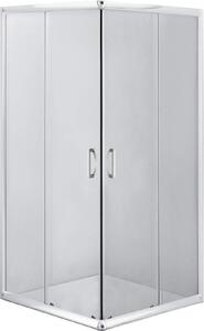 Deante Funkia box doccia 90x90 cm quadrato cromo lucida/vetro trasparente KYC_041K