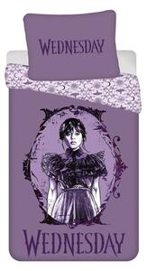 Biancheria da letto per bambini in cotone viola per letto singolo 140x200 cm Wednesday "Purple" - Jerry Fabrics