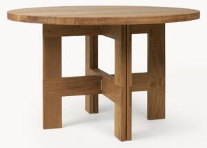 Tavolo rotondo in legno di quercia Farmhouse Ø 120 cm