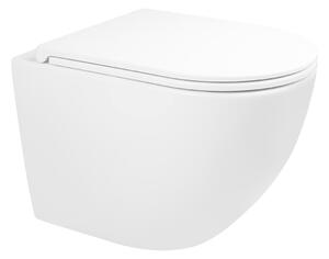 Oltens Hamnes vaso wc sospeso senza brida con scarico a vortice bianco lucida 42021000