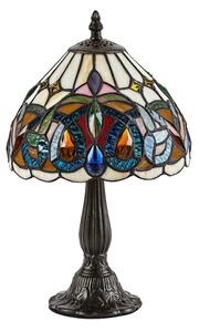 Brilagi - Lampada da tavolo in vetro Tiffany LUISA 1xE14/40W/230V