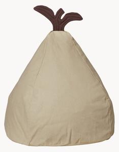 Pouf sacco in cotone organico Pear Bean