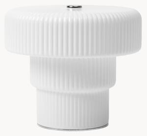 Lampada da tavolo portatile a LED in vetro soffiato con luce regolabile Ripple