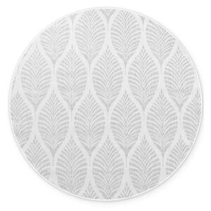 Tappeto da interno/esterno rotondo grigio/avorio ø 160 cm Duet Liora – NORTHRUGS