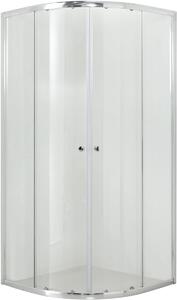 Hagser Andrea box doccia 90x90 cm semicircolare cromo lucida/vetro trasparente HGR11000020