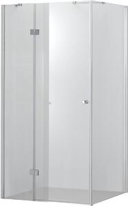 Hagser Gisa box doccia 90x90 cm quadrato cromo lucida/vetro trasparente HGR20000020