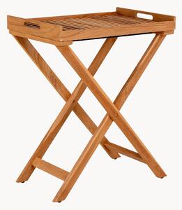 Tavolino da giardino pieghevole in legno di teak Ronda con vassoio